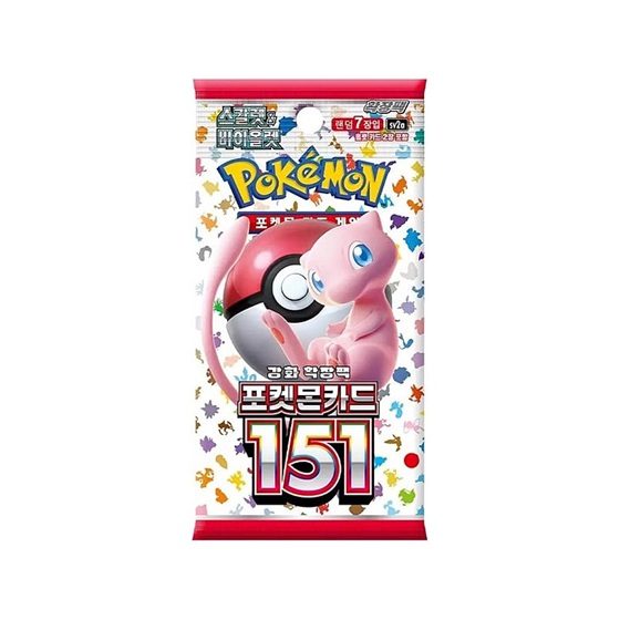 Pokémon sv2a Pokémon Card 151 Busta (Busta 7 Carte) KOR