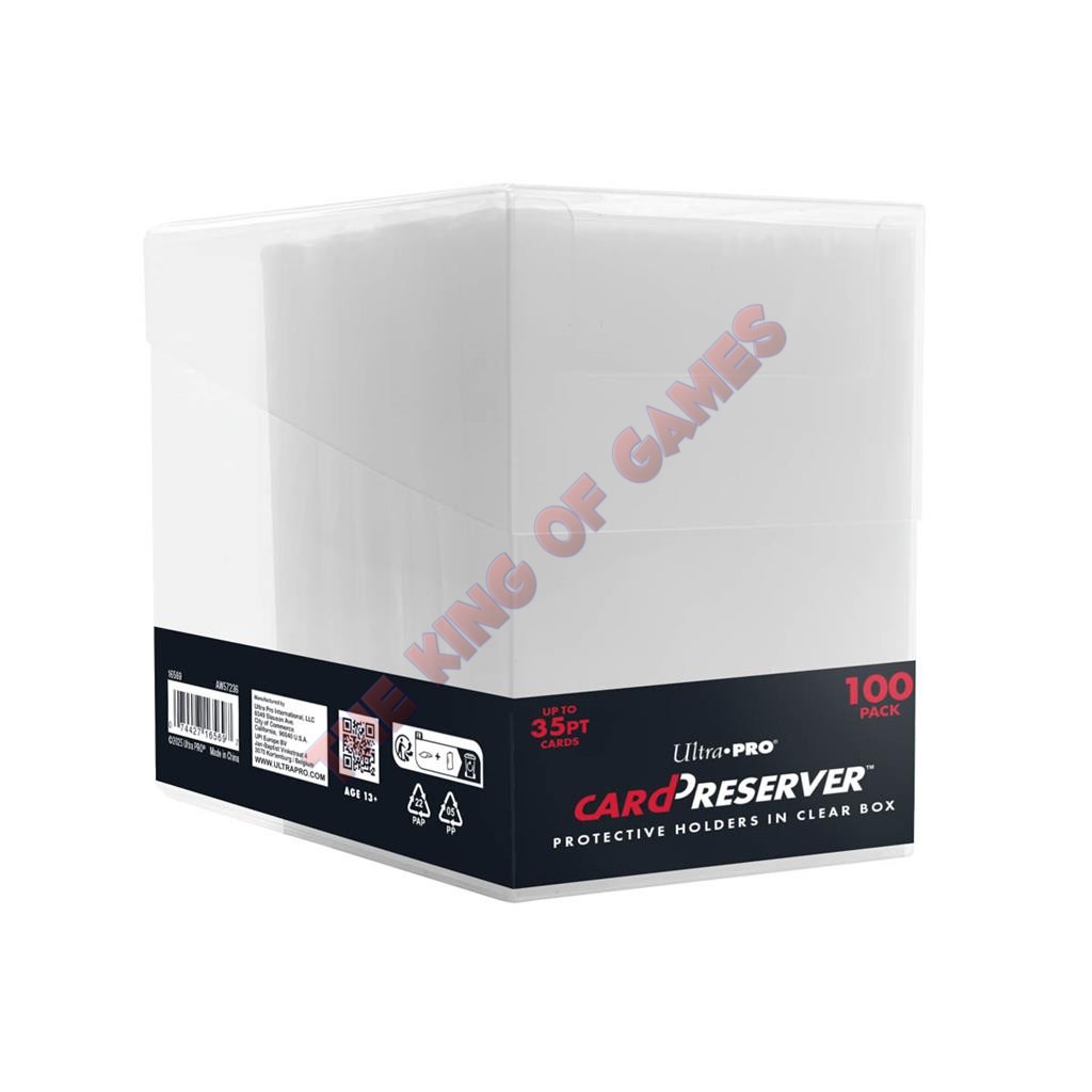 Ultra PRO - Card Preservers in Clear Box 100ct