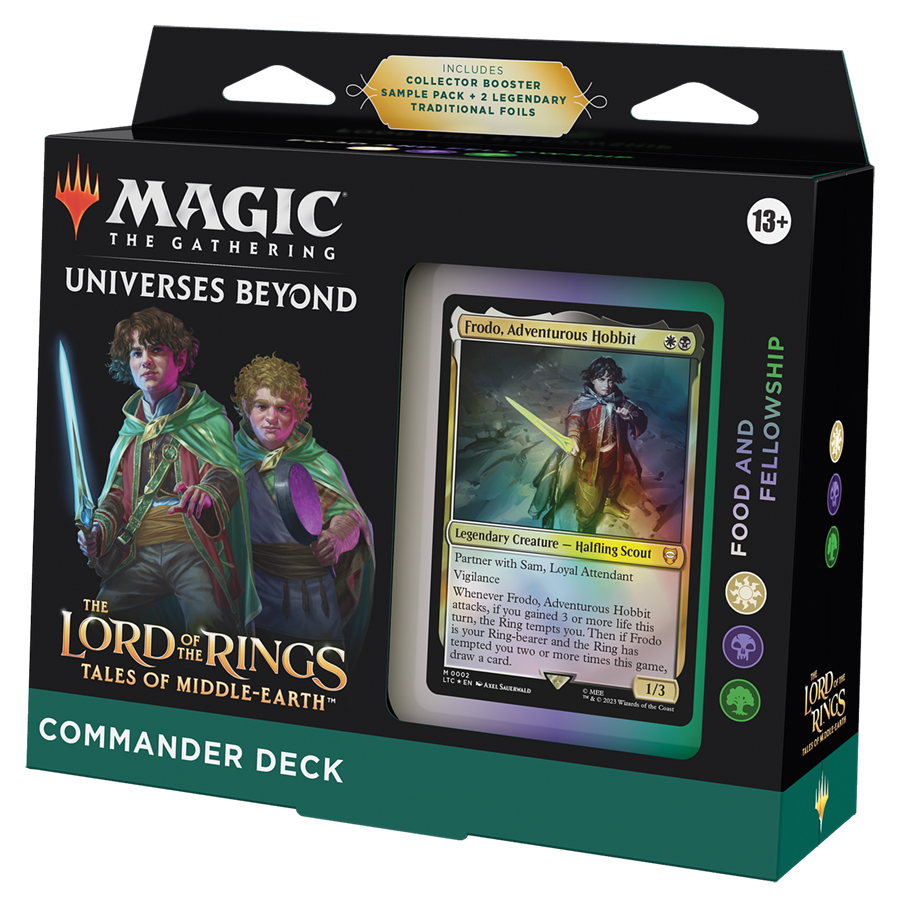 Magic: The Gathering Universes Beyond - Il Signore degli Anelli: Racconti della Terra di Mezzo Commander Deck Cibo e Compagnia ENG