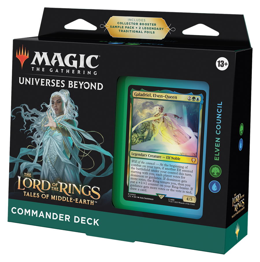 Magic: The Gathering Universes Beyond - Il Signore degli Anelli: Racconti della Terra di Mezzo Commander Deck Consiglio degli Elfi ENG