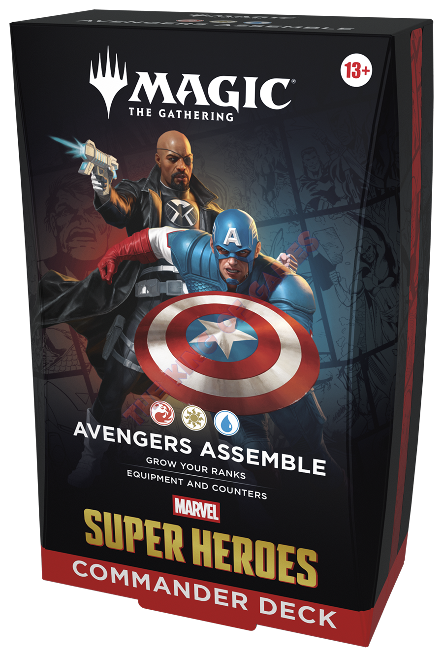 MTG Commander Deck Marvel Super Heroes Avengers Uniti ENG