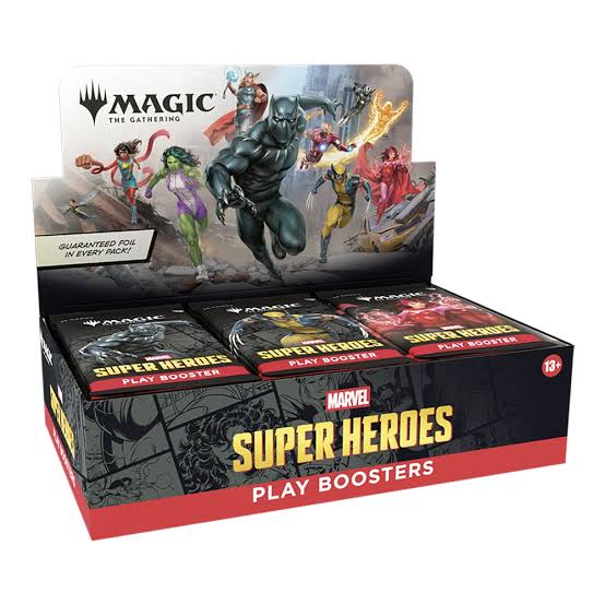 Magic: The Gathering - Marvel Super Heroes Play Booster Box (Box 30 buste) ENG