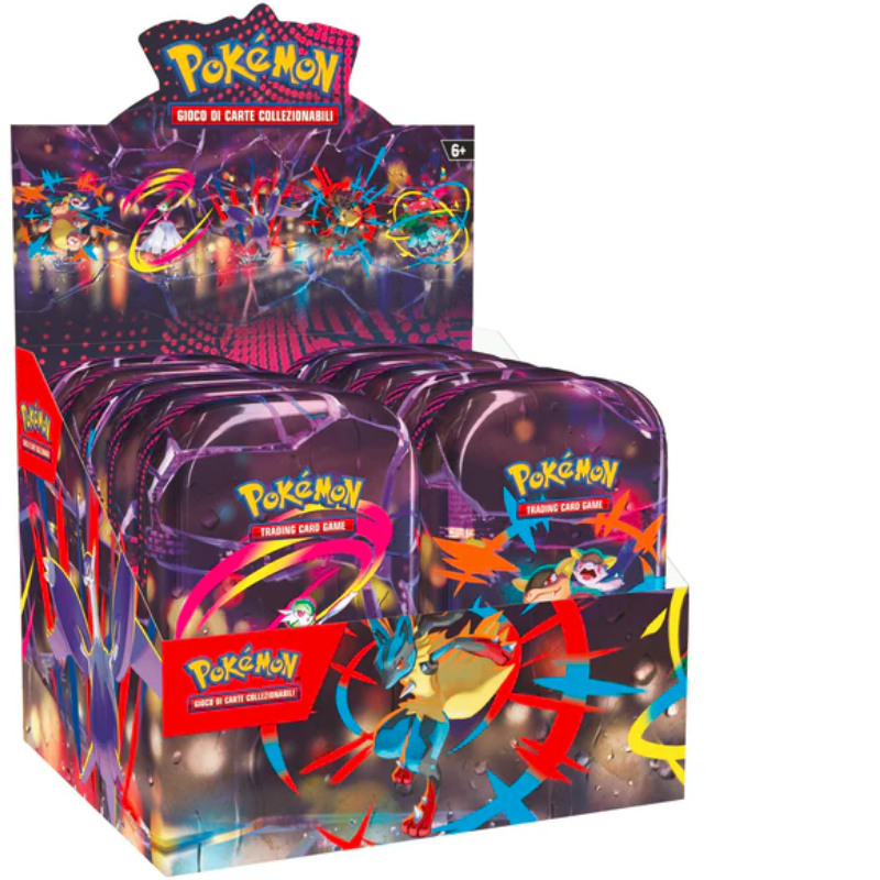 Pokémon Mini Tin da Collezione Megaevoluzione (Box 10 Mini Tin) ITA