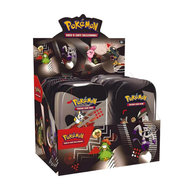 Pokémon Box Mini Tin da Collezione Unima Luce Nera & Fuoco Bianco (8x Mini Tin) ITA