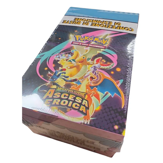 Pokémon Megaevoluzione Ascesa Eroica Bundle 6 Buste (Box 10 Bundle) ITA