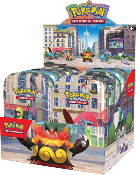 Pokémon Mini Tin da collezione Luminopoli (Box 10x Mini Tin) ITA