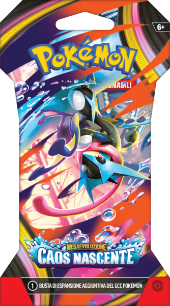 Pokémon Megaevoluzione M4 Caos Nascente (Blister con Busta 10 Carte) ITA