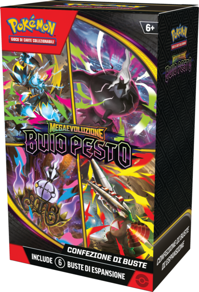 Pokémon Megaevoluzione M5 Buio Pesto Bundle 6 Buste ITA