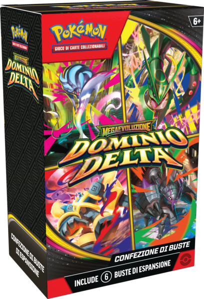 Pokémon Megaevoluzione M6 Dominio Delta Bundle 6 Buste ITA