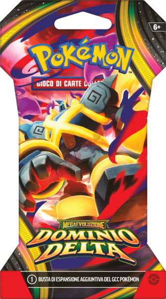 Pokémon Megaevoluzione M6 Dominio Delta (Blister con Busta 10 Carte) ITA