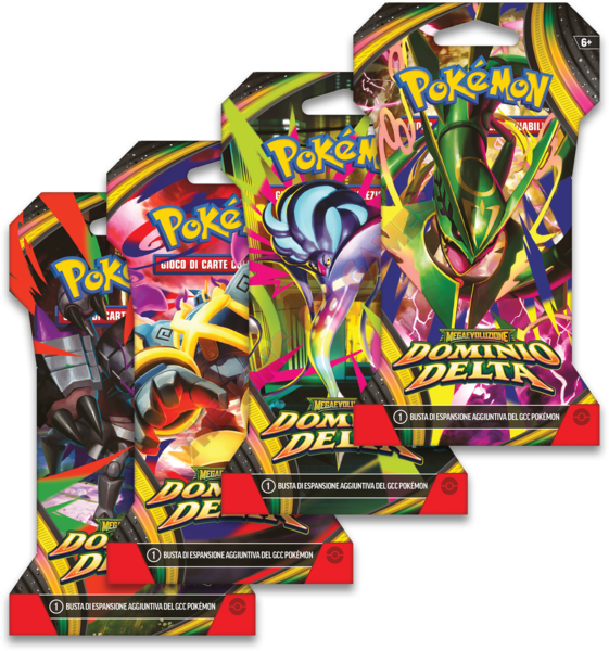 Pokémon Megaevoluzione M6 Dominio Delta (Blister con Busta 10 Carte) ITA