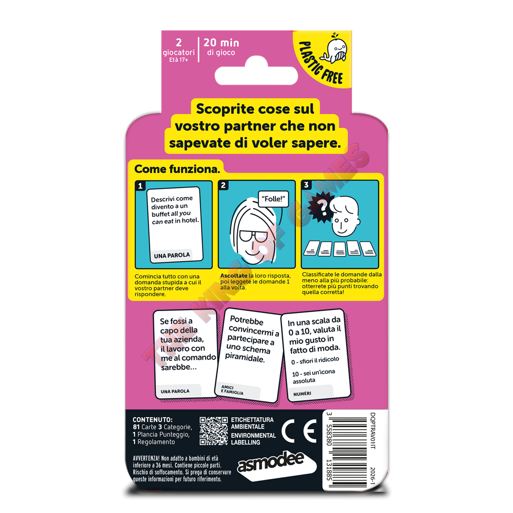 Domande Stupide da Fare al Vostro Partner