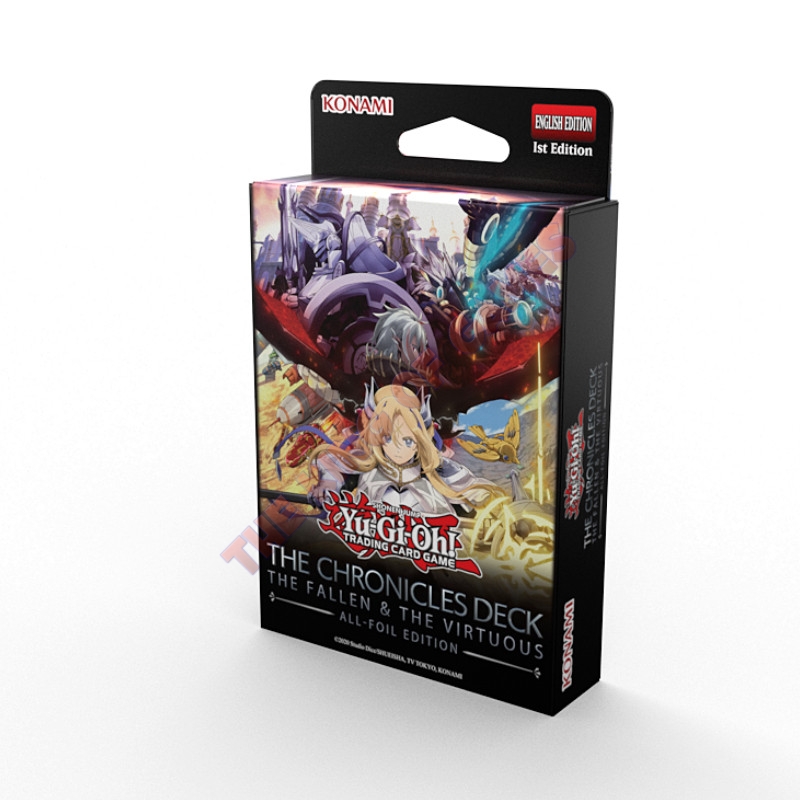 Yu-Gi-Oh! I Deck delle Cronache - Il Caduto & la Virtuosa - Edizione Tutta Foil - 1^ Edizione ENG