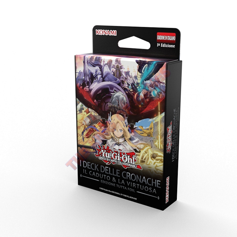 Yu-Gi-Oh! I Deck delle Cronache - Il Caduto & la Virtuosa - Edizione Tutta Foil - 1^ Edizione ITA