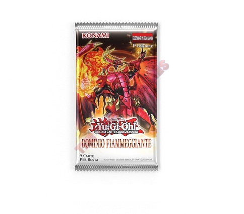 Yu-Gi-Oh! Dominio Fiammeggiante 1°Edizione (Busta 9 Carte) ITA