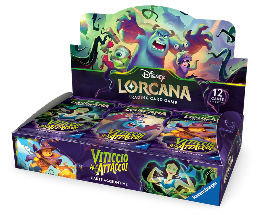 Disney Lorcana - Set 13 - Viticcio all'Attacco! (Box 24 Buste) ITA