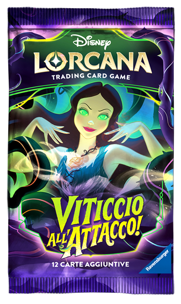 Disney Lorcana - Set 13 - Viticcio all'Attacco! (Busta 12 Carte) ITA