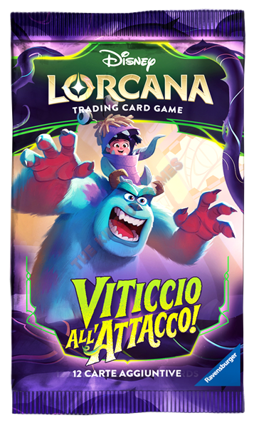 Disney Lorcana - Set 13 - Viticcio all'Attacco! (Busta 12 Carte) ITA