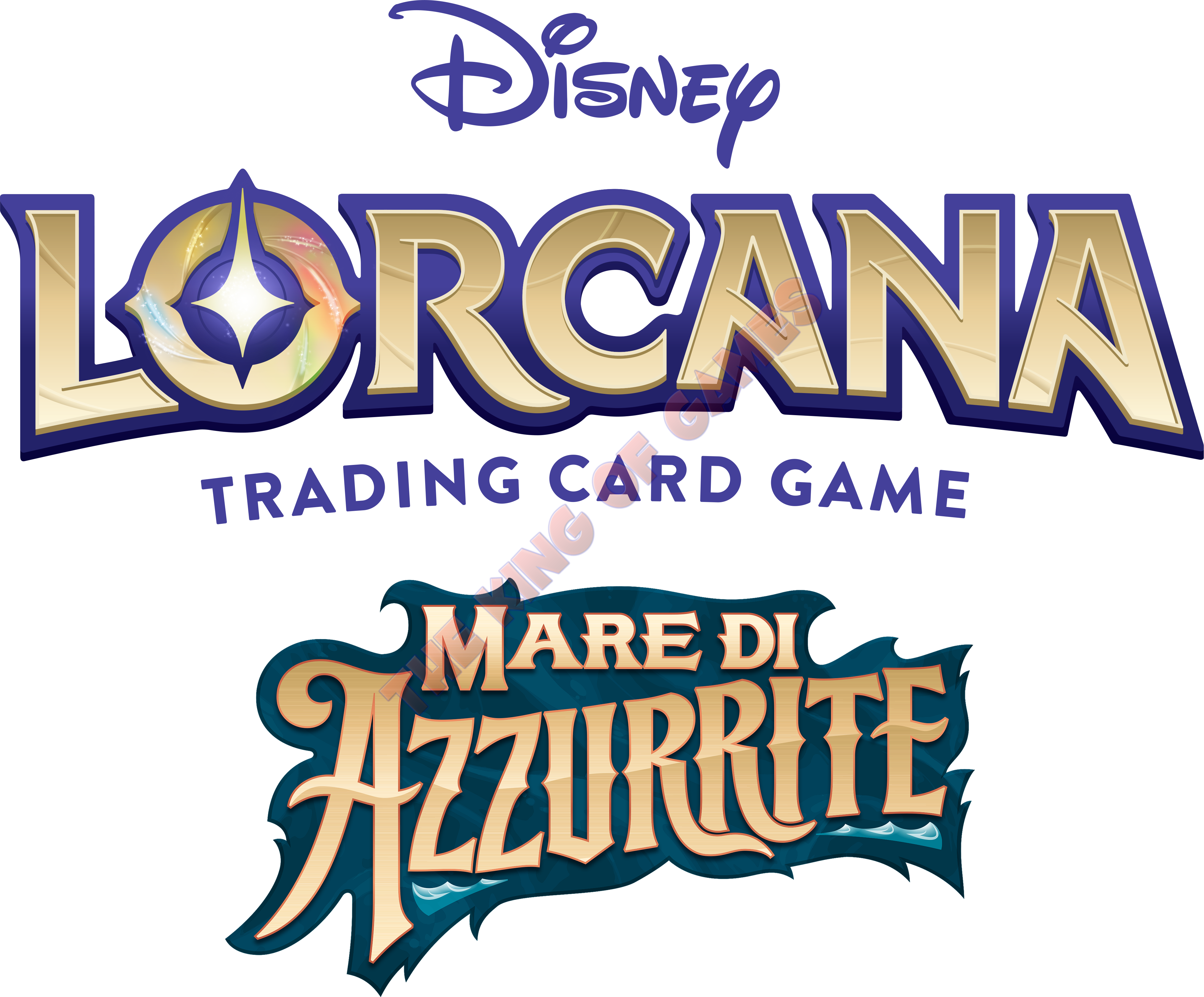 Disney Lorcana - Set 06 - Maree di Azzurrite Starter Deck Smeraldo e Zaffiro ITA