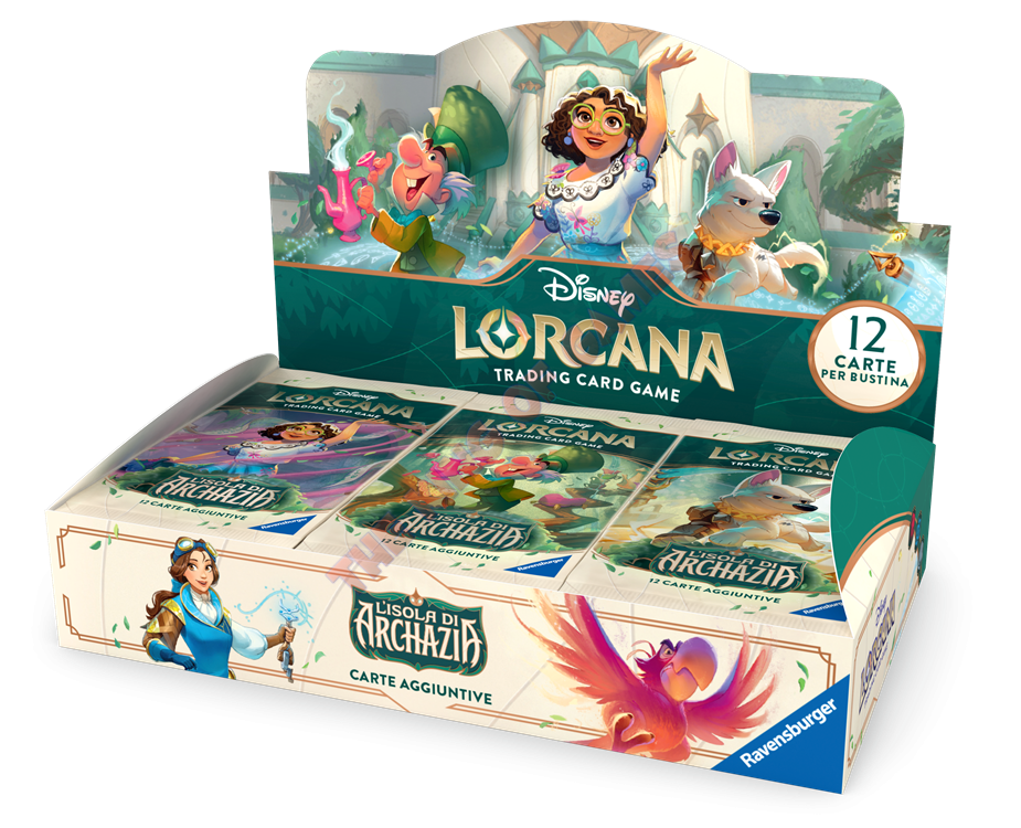 Disney LORCANA - BOX 24 BUSTE - L'Isola di Archazia - ITA