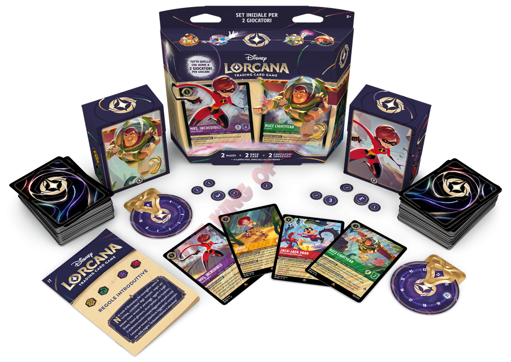 Dysney Lorcana - Set 12 - Lande Sconosciute 2-Player Starter Decks ITA