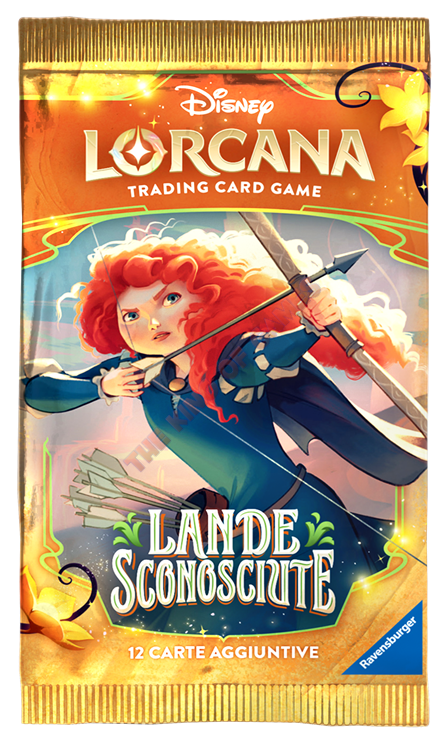 Disney Lorcana - Set 12 - Lande Sconosciute (Busta 12 Carte) ITA