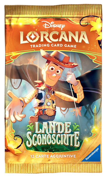 Disney Lorcana - Set 12 - Lande Sconosciute (Busta 12 Carte) ITA