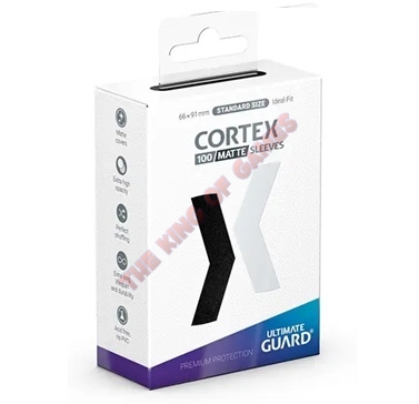 Ultimate Guard Cortex Sleeves Matte Standard Size (100) - Black