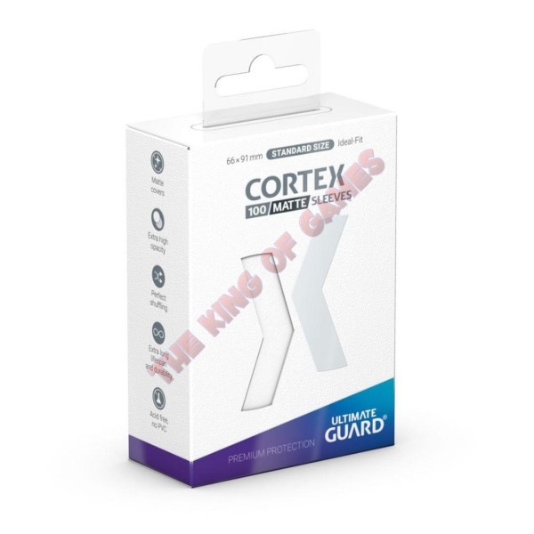 Ultimate Guard Cortex Sleeves Matte Standard Size (100) - White
