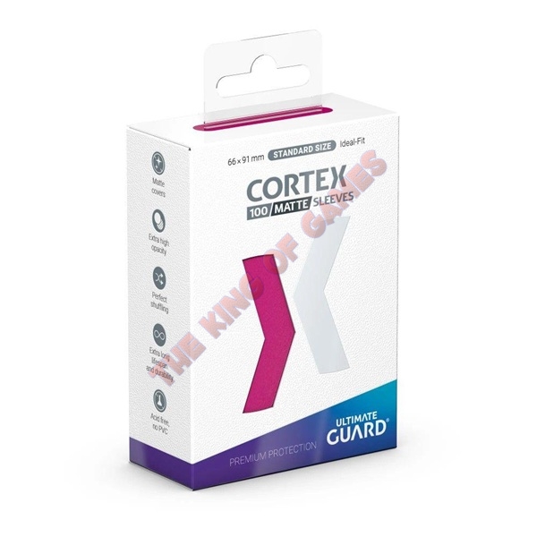 Ultimate Guard Cortex Sleeves Matte Standard Size (100) - Pink