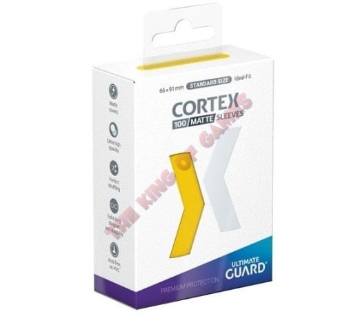 Ultimate Guard Cortex Sleeves Matte Standard Size (100) - Yellow
