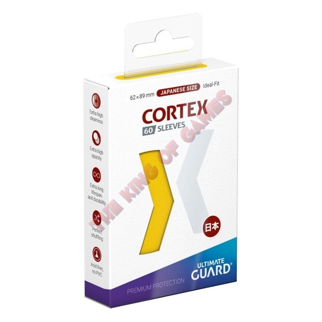Ultimate Guard Cortex Sleeves Japanese Size Yellow (60)