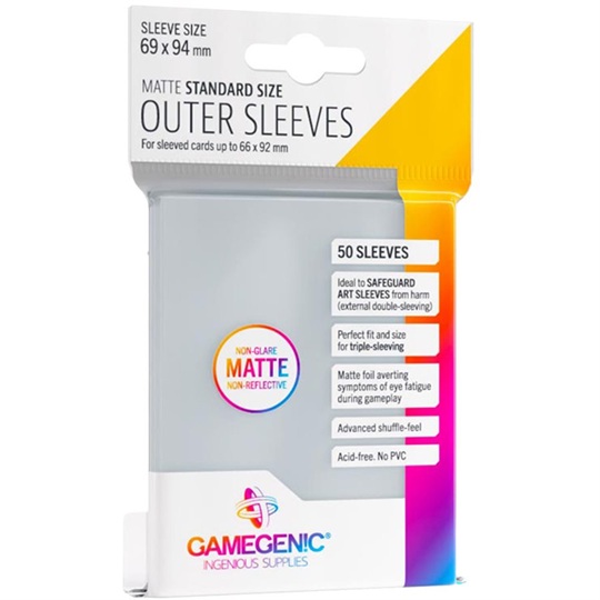 GAMEGEN!C Standard Size Matte Outer Sleeves