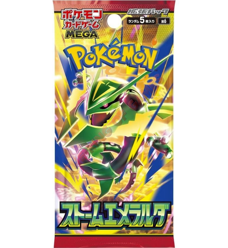Pokémon m6 Storm Emeralda (Busta 5 carte) JPN