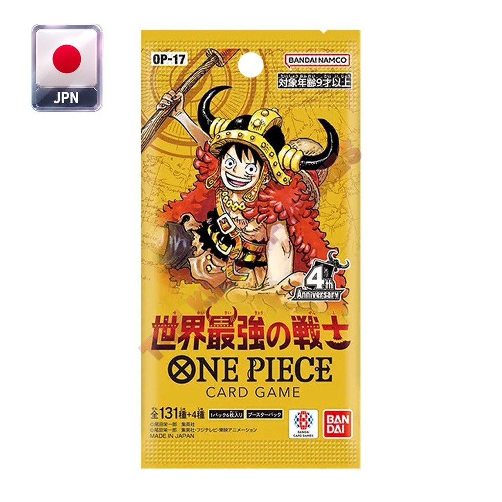 One Piece Card Game OP-17 - The World’s Strongest Warriors (Busta 6 Carte) JAP