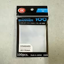 KMC Standard Card Barrier 100 - Confezione 100 Sleeves