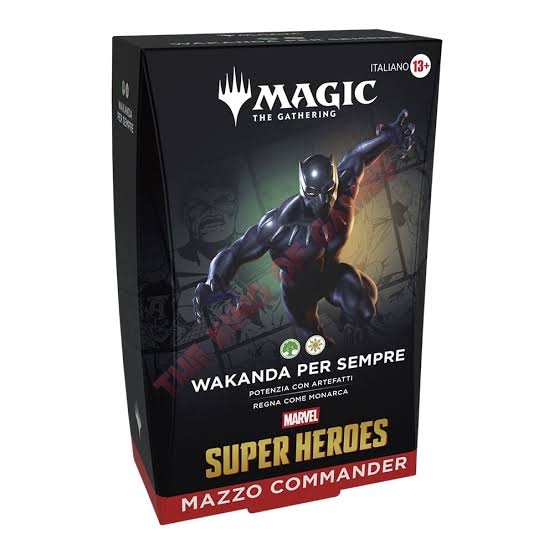 MTG Commander Deck Marvel Super Heroes Wakanda per Sempre ITA