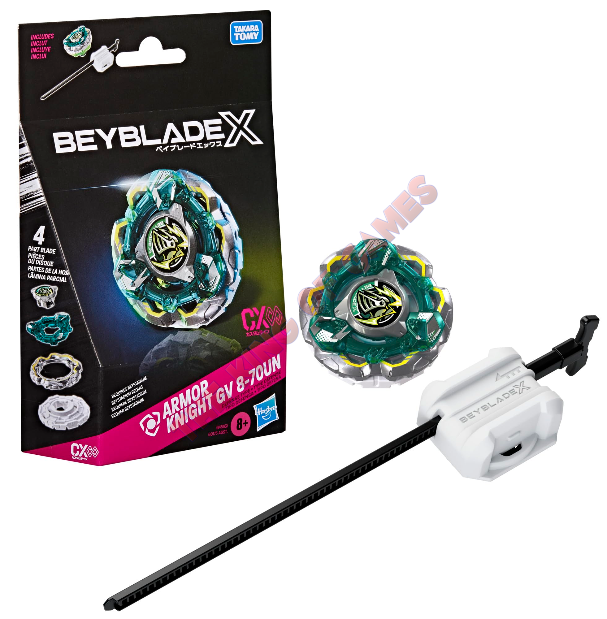 Beyblade X | Armor Knight GV 8-70UN CX Infinity Starter Pack Set