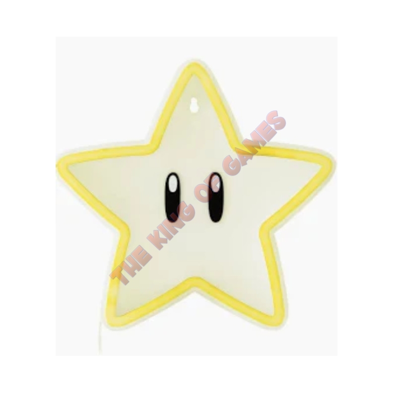 Super Mario LED Wall Lamp Light Super Star Neon