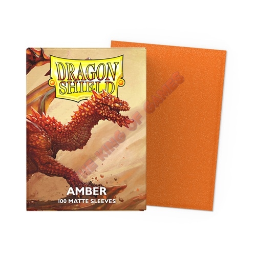 Dragon Shield Standard Size Matte Amber (100)