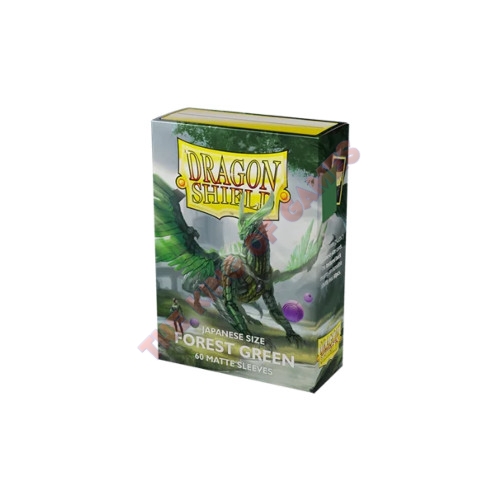 Dragon Shield Japanese Size Matte Forest Green (60)