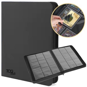 TcgLab Raccoglitore a 9 Tasche (360 carte) - Nero