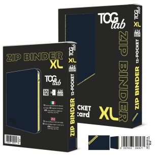 TcgLab Raccoglitore a 12 Tasche (480 carte) - Giallo