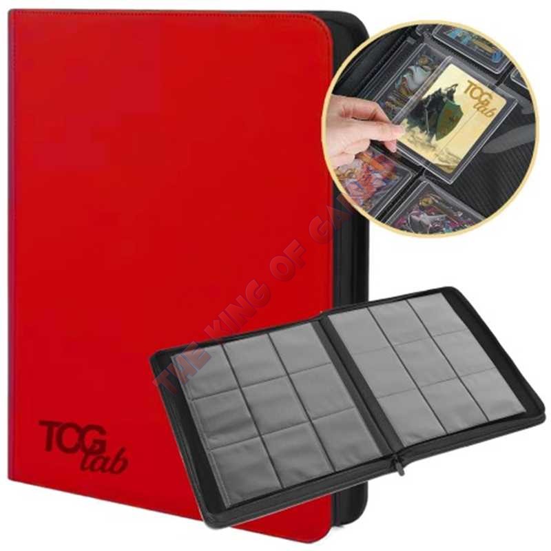 TcgLab Album per Toploader a 9 Tasche (252 toploader) - Red