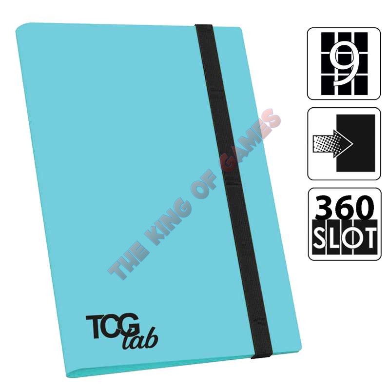 TcgLab Raccoglitore a 9 Tasche (360 carte) - Azzurro Cielo