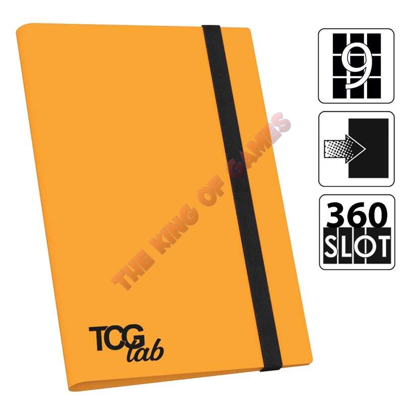 TcgLab Raccoglitore a 9 Tasche (360 carte) - Arancione