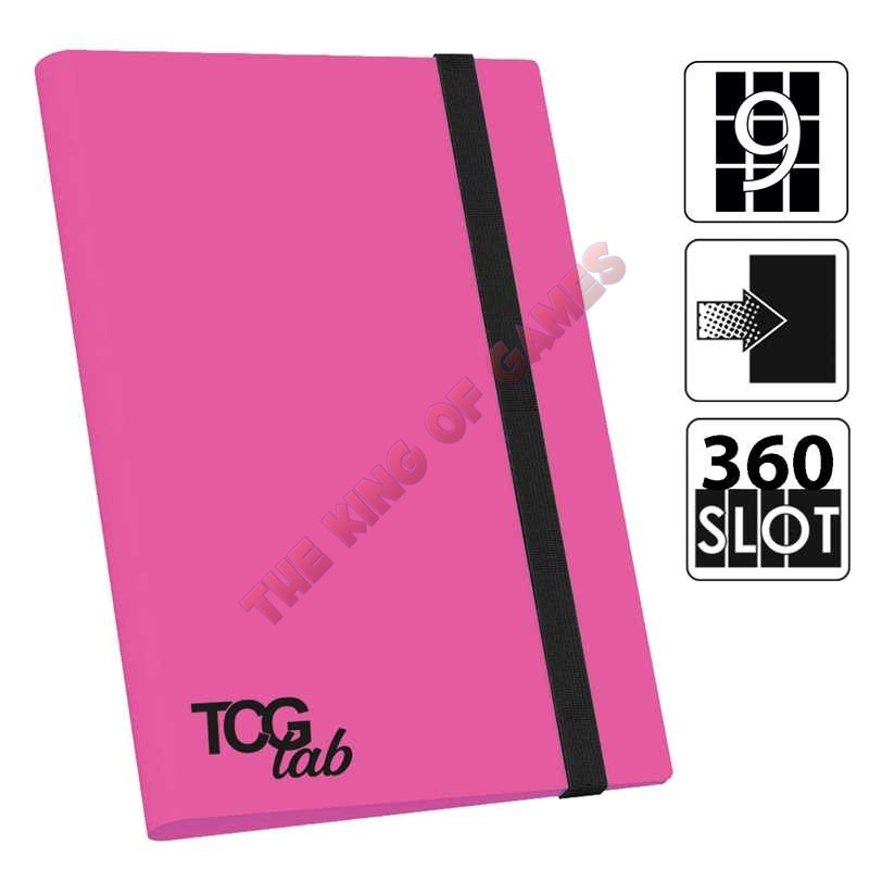 TcgLab Raccoglitore a 9 Tasche (360 carte) - Rosa