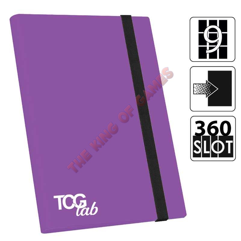 TcgLab Raccoglitore a 9 Tasche (360 carte) - Viola