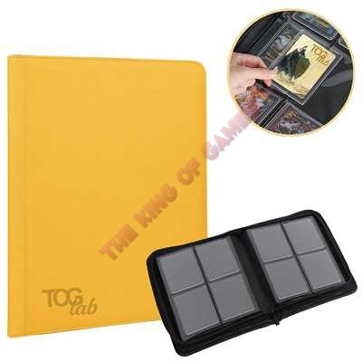 TcgLab  Album per Toploader a 4 Tasche (112 toploader) - Yellow