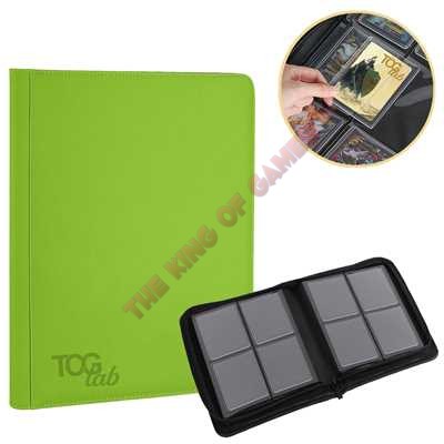 TcgLab  Album per Toploader a 4 Tasche (112 toploader) - Green